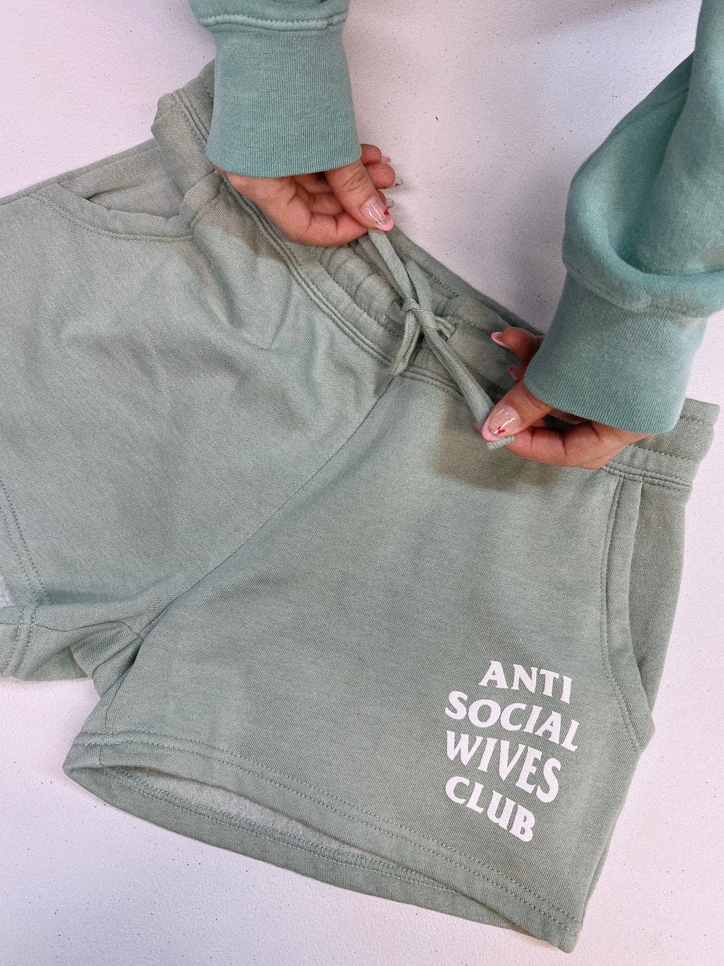 ANTISOCIAL WIVES CLUB SWEATSHORTS